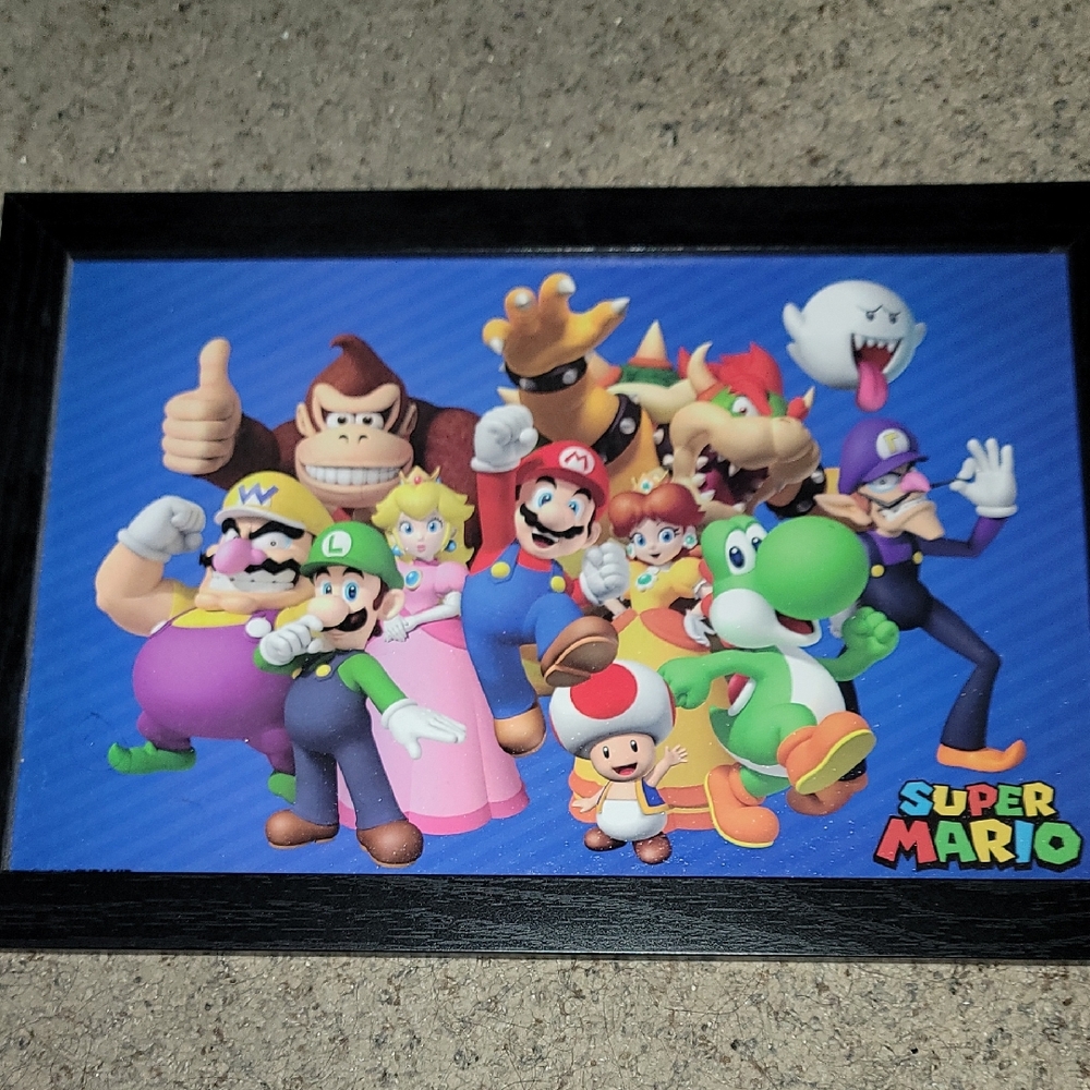 Super Mario Framed Wall Art